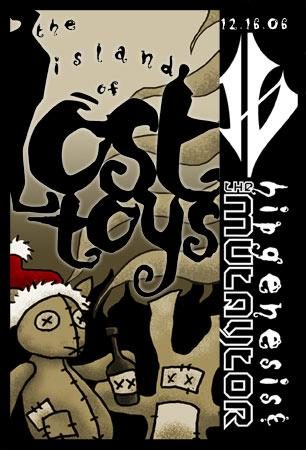 The Island of Lost Toys flyer, Saturday, December 16, 2006