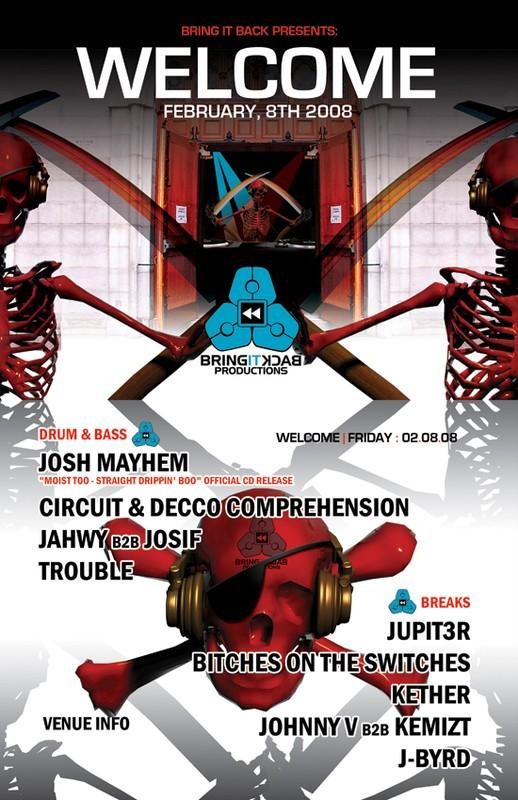 Welcome flyer, Friday, February 8, 2008