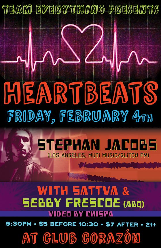 Heartbeats flyer, Friday, February 4, 2011