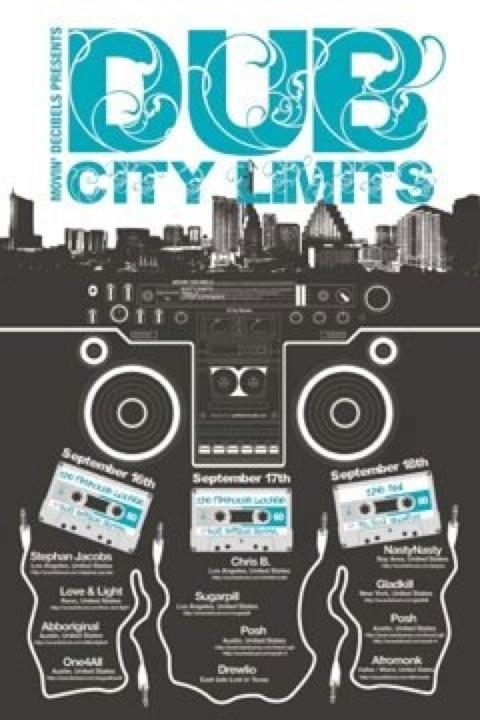 Dub City Limits flyer, Friday, September 16, 2011