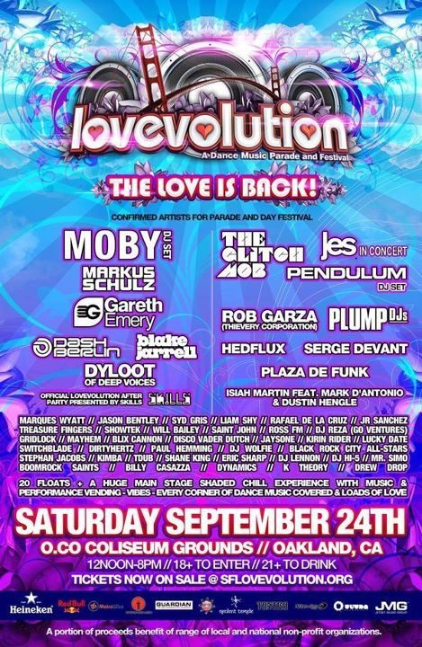 Lovevolution flyer, Saturday, September 24, 2011