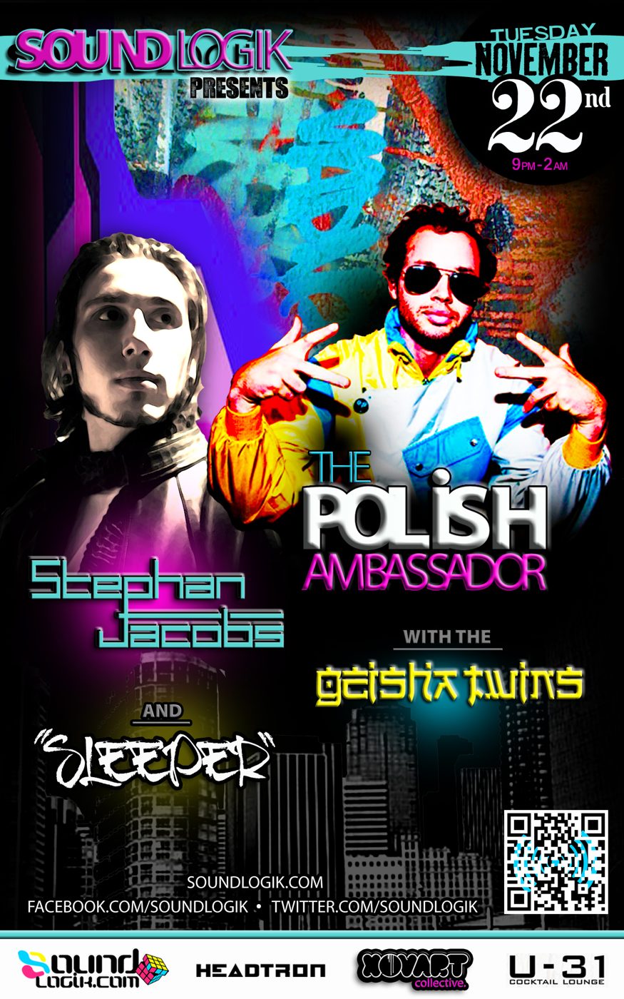 Soundlogik presents flyer, Tuesday, November 22, 2011