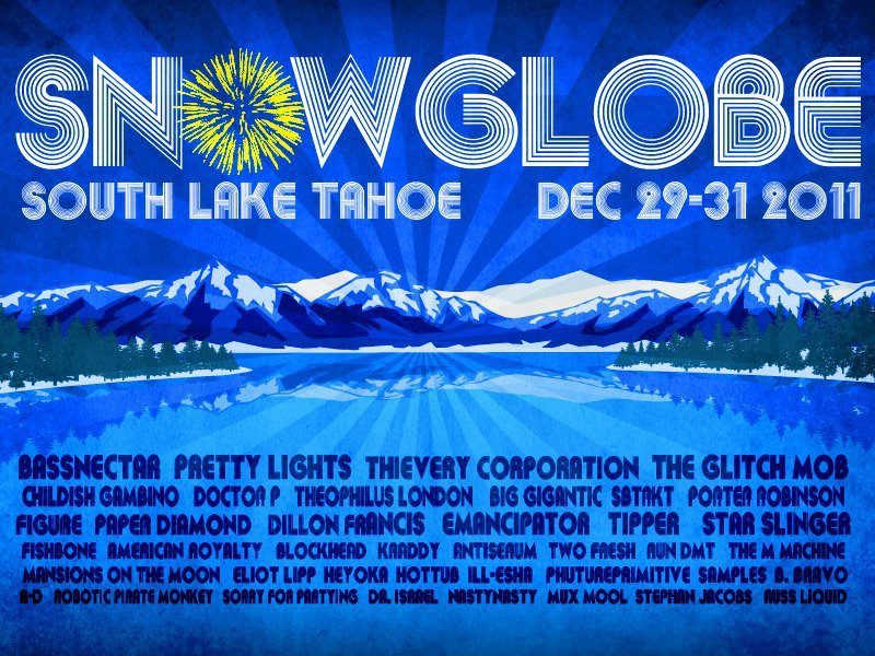 SnowGlobe Music Festival flyer, Thursday, December 29, 2011