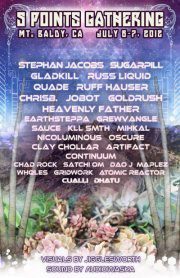 3 Points Gathering flyer, Saturday, July 7, 2012