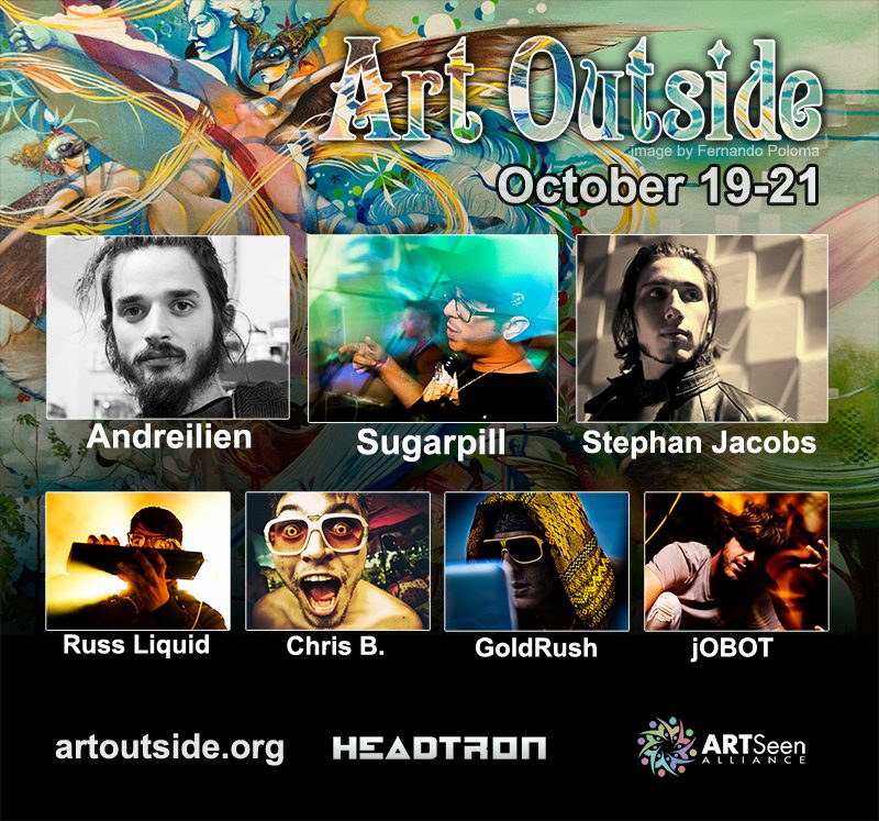 Art Outside 2012 flyer, Friday, October 19, 2012