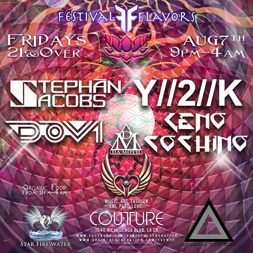 Festival Flavors Fridays flyer, Friday, August 7, 2015
