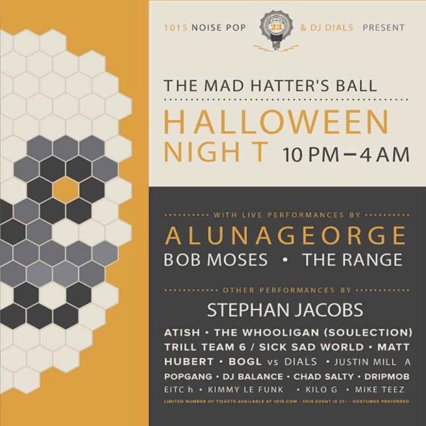The Mad Hatter's Ball (Halloween) flyer, Friday, October 31, 2014