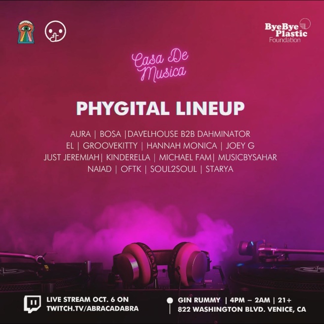 Casa De Musica: Phygital flyer, Friday, October 6, 2023