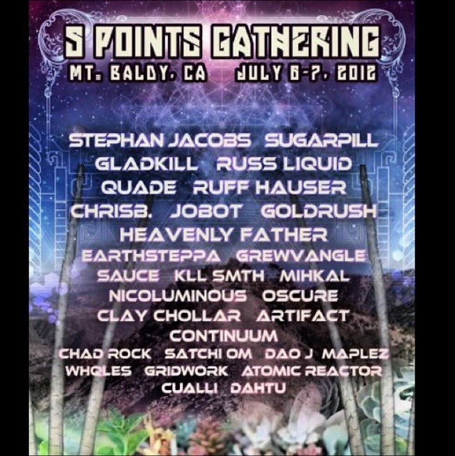 5 Points Gathering 2012 flyer, Friday, July 6, 2012