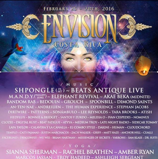 Envision Festival 2016 flyer, 2016